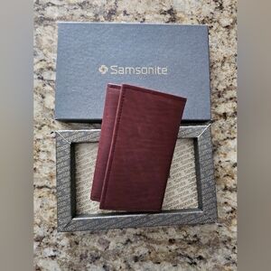 Vintage Samsonite Leather Card Holder